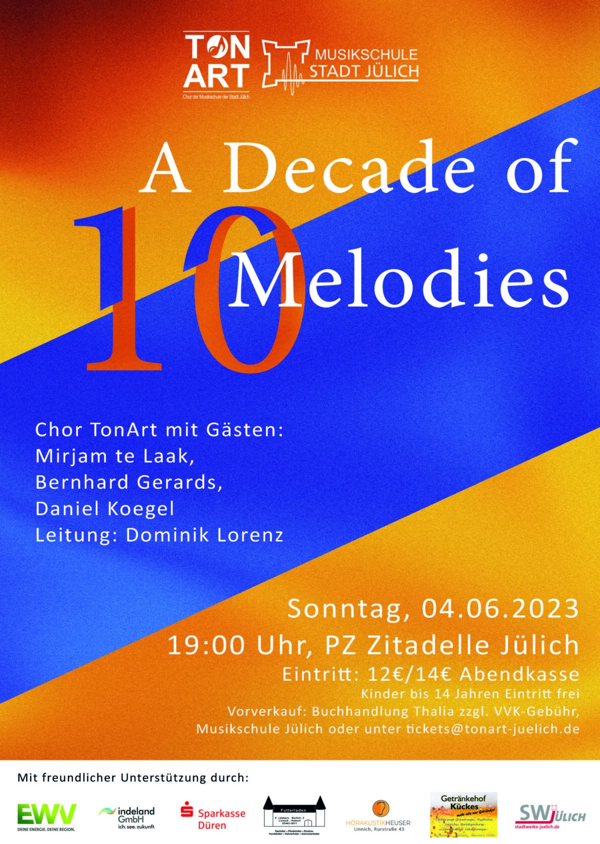 A Decade of Melodies - 10 Jahr TonArt - Sommerkonzert 2023